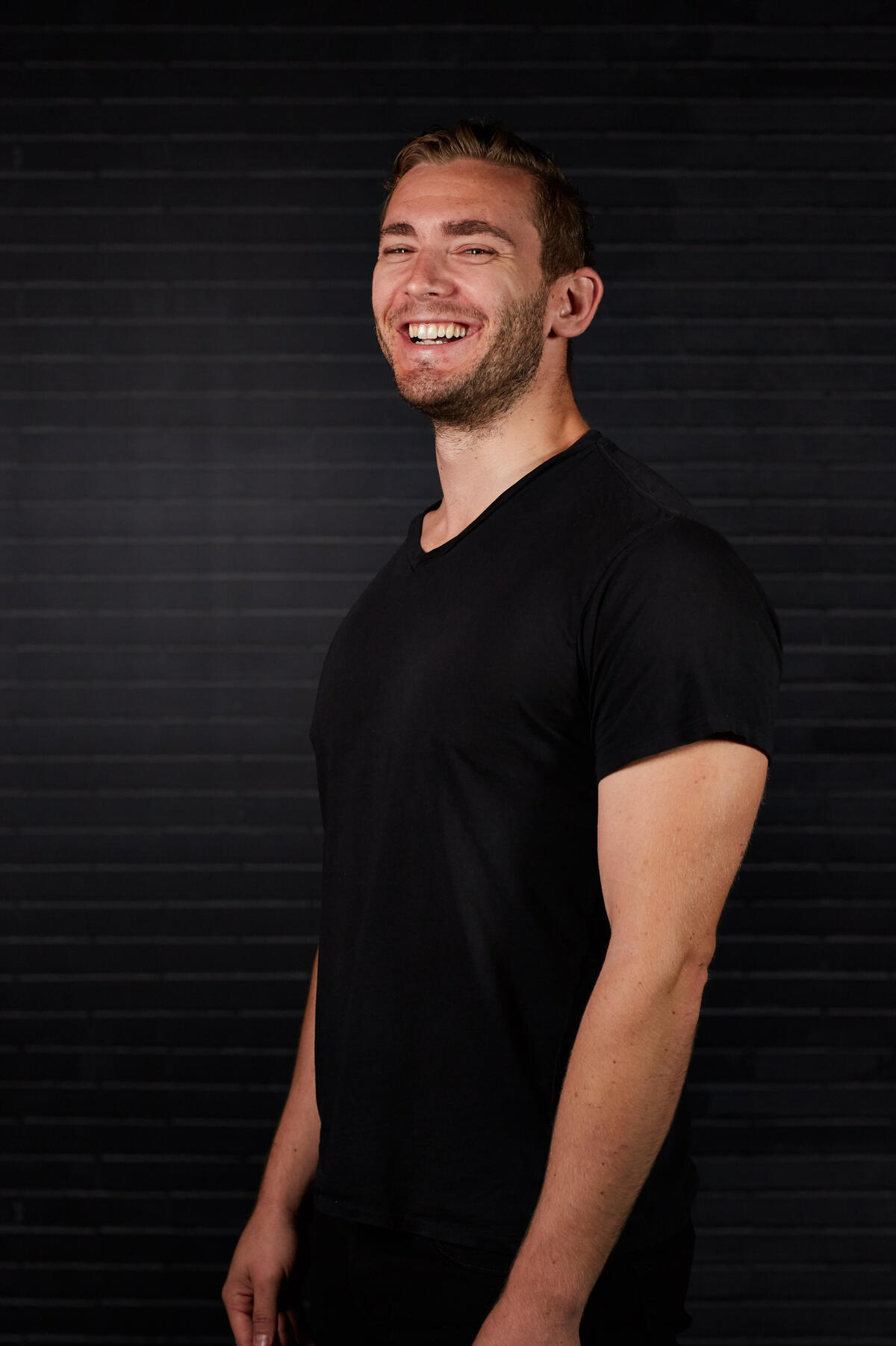 Aaron Saule Headshot Portrait of Aaron Saule Smiling